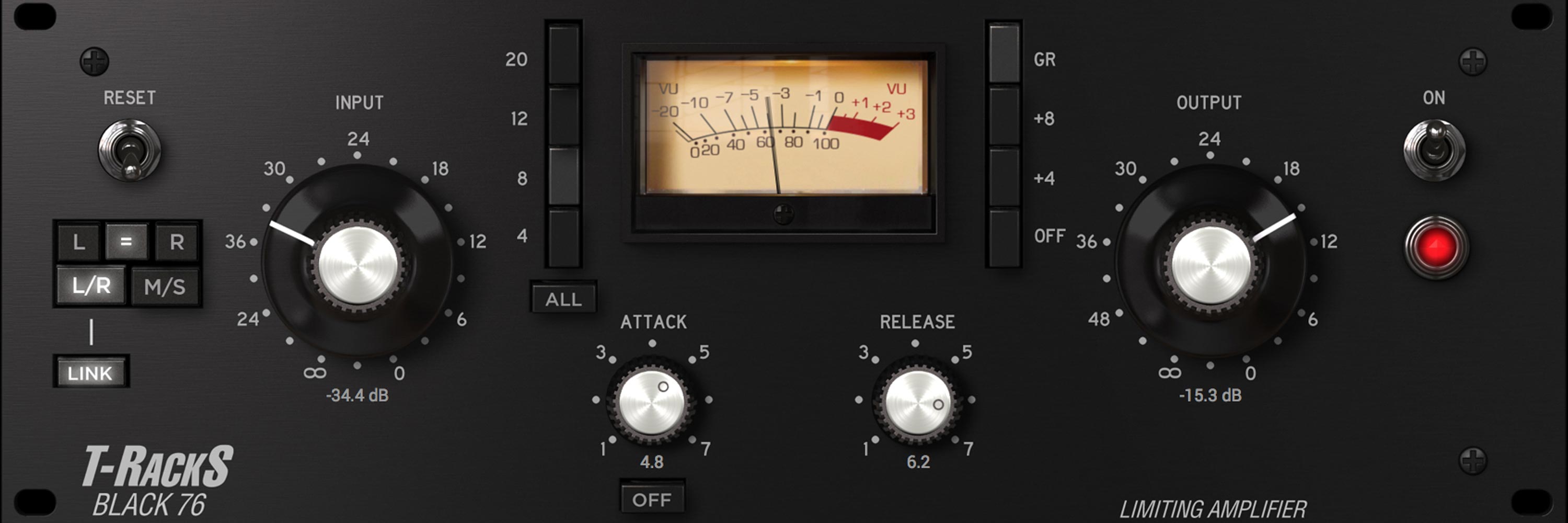 IK Multimedia T-RackS Black 76 | Compressor Limiter